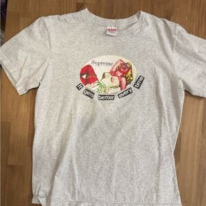 Supreme Gray Graphic shirt